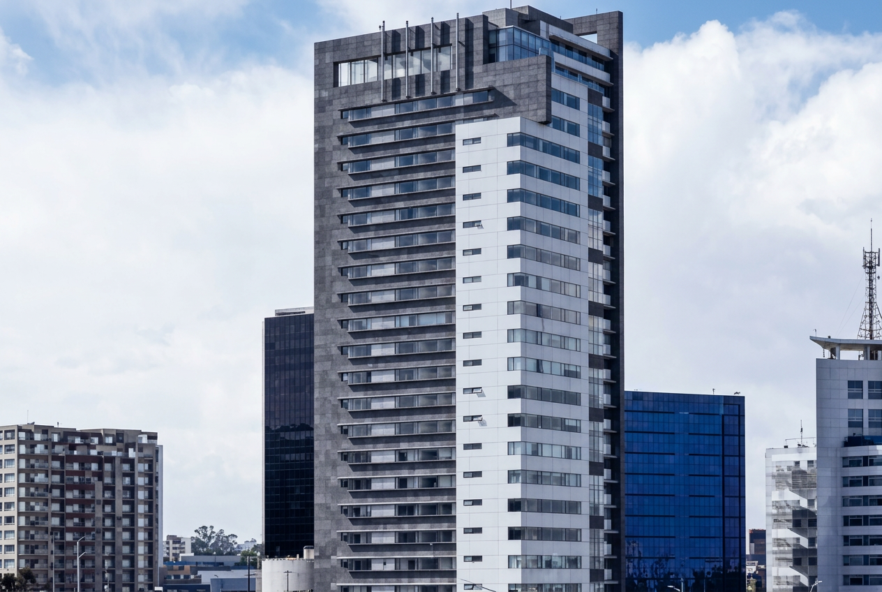 Modern high-rise property in Mexico